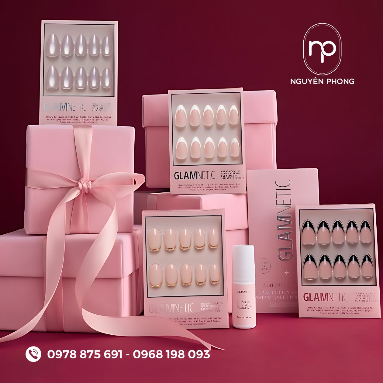 Mẫu hộp đựng nail 